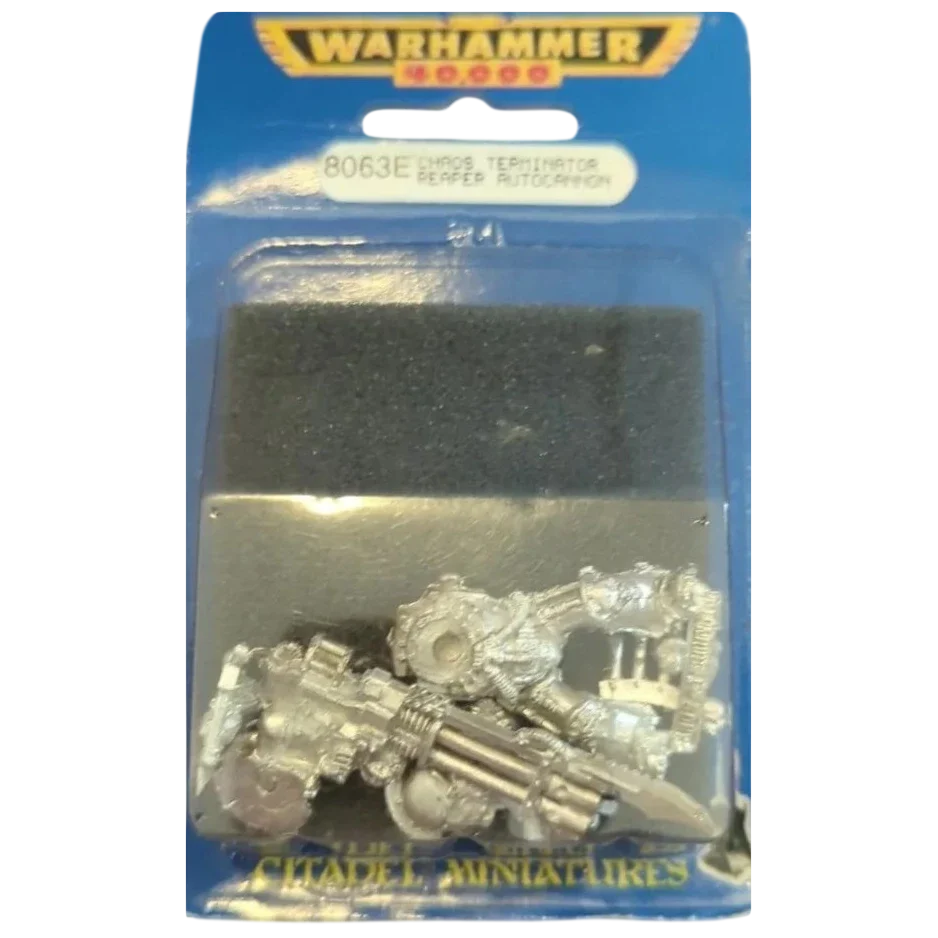Chaos Terminator Reaper with Autocannon (Custom Painted) (Assembled)