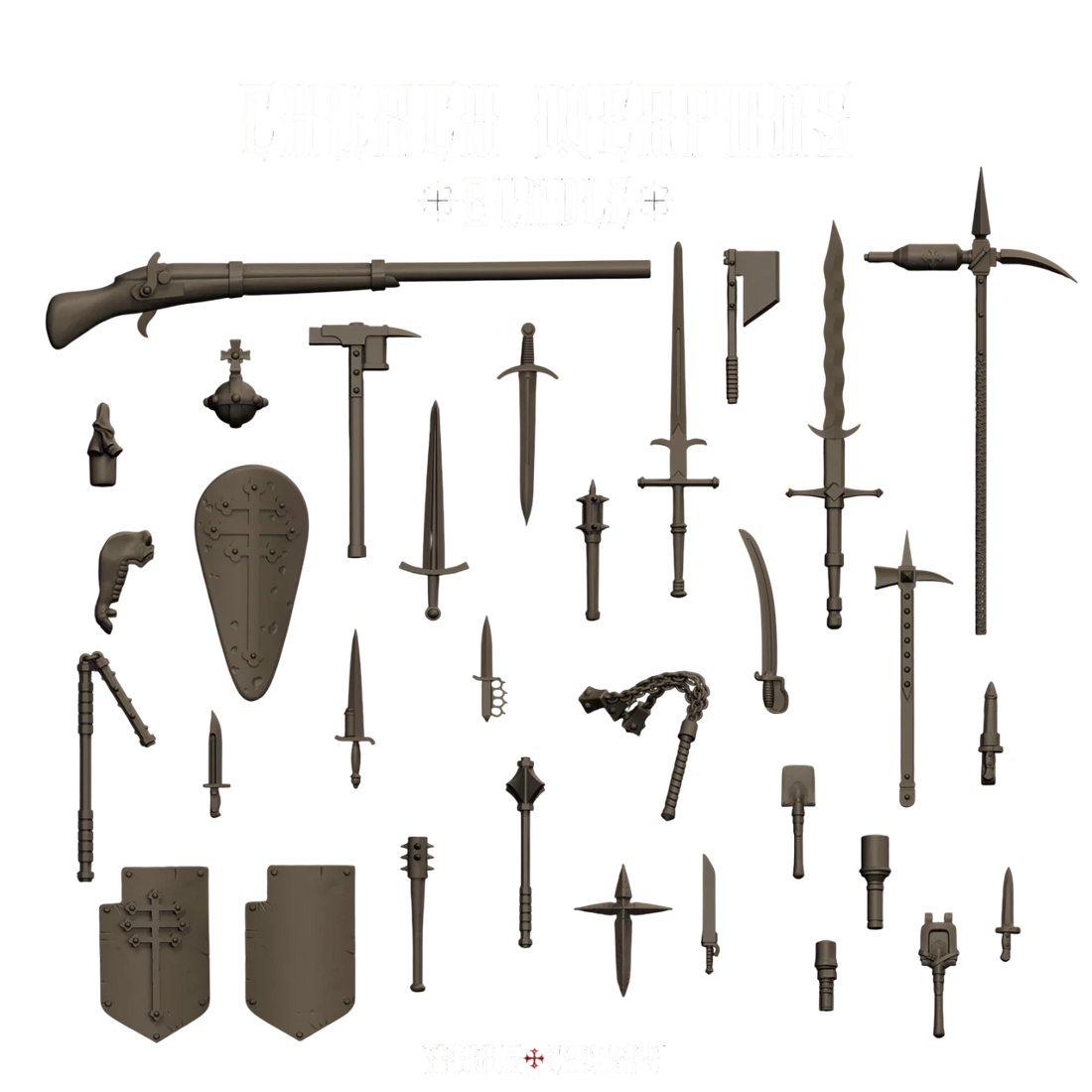 Church Weapons Sprue (New on Sprue)