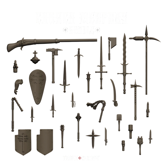 Church Weapons Sprue (New on Sprue)