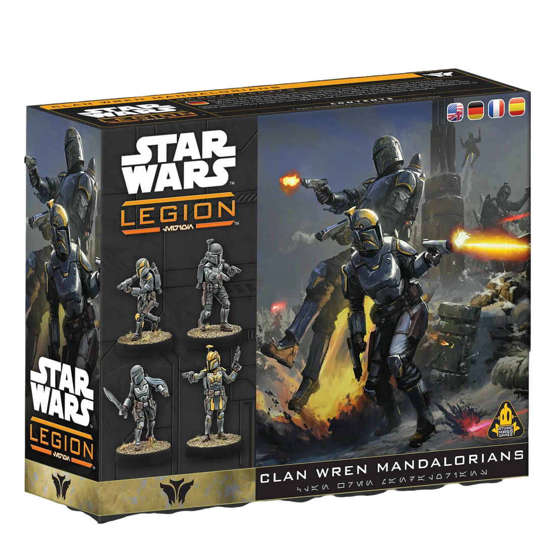 Clan Wren Mandalorians (Custom Painted) (Assembled)