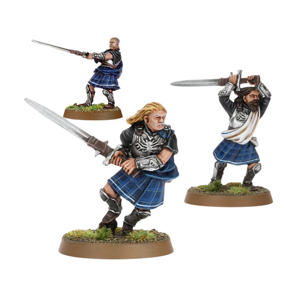 Clansmen of Lamedon (Unpainted) (Assembled)