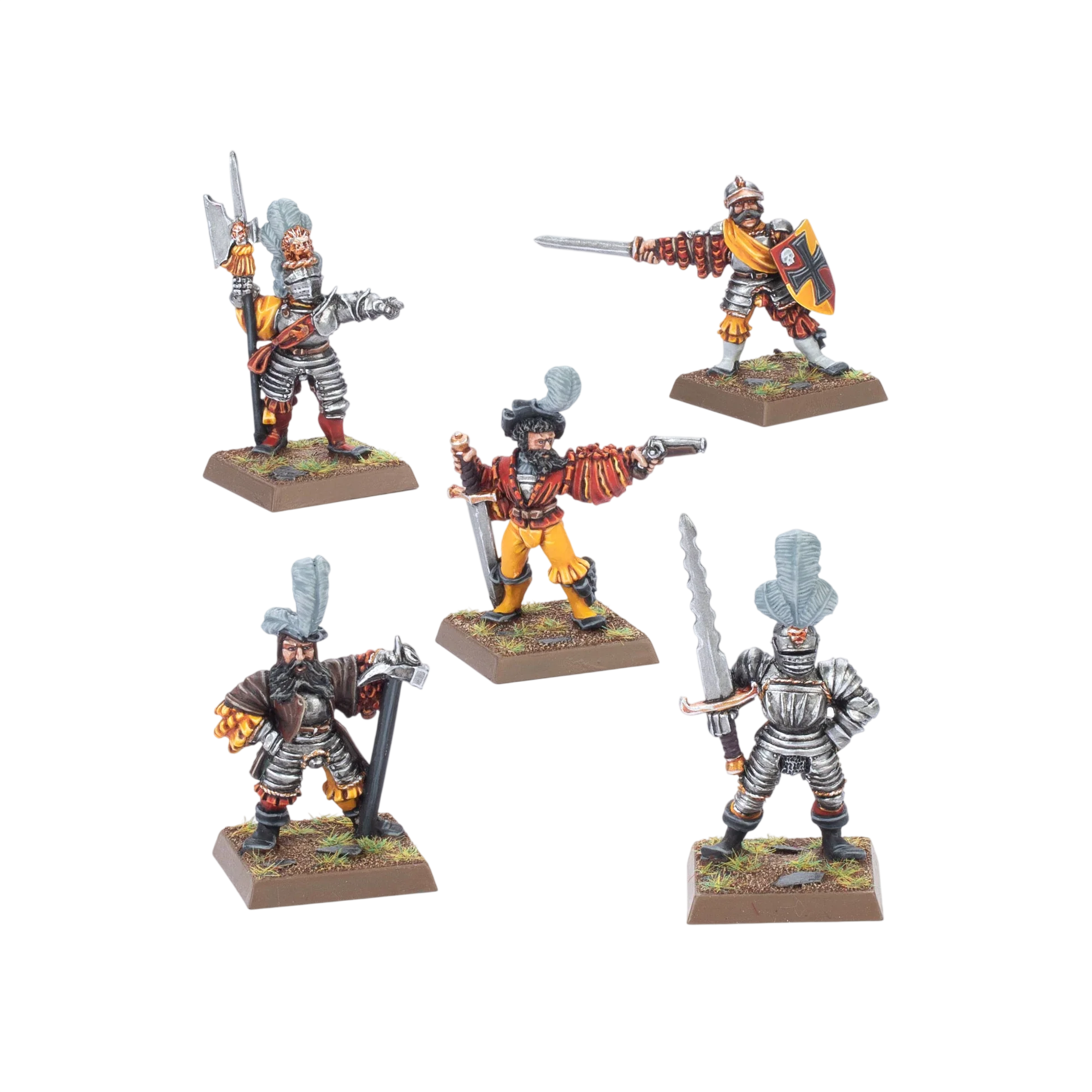 Classic Empire Captains (Unpainted) (Assembled) from Warhammer: The Old World