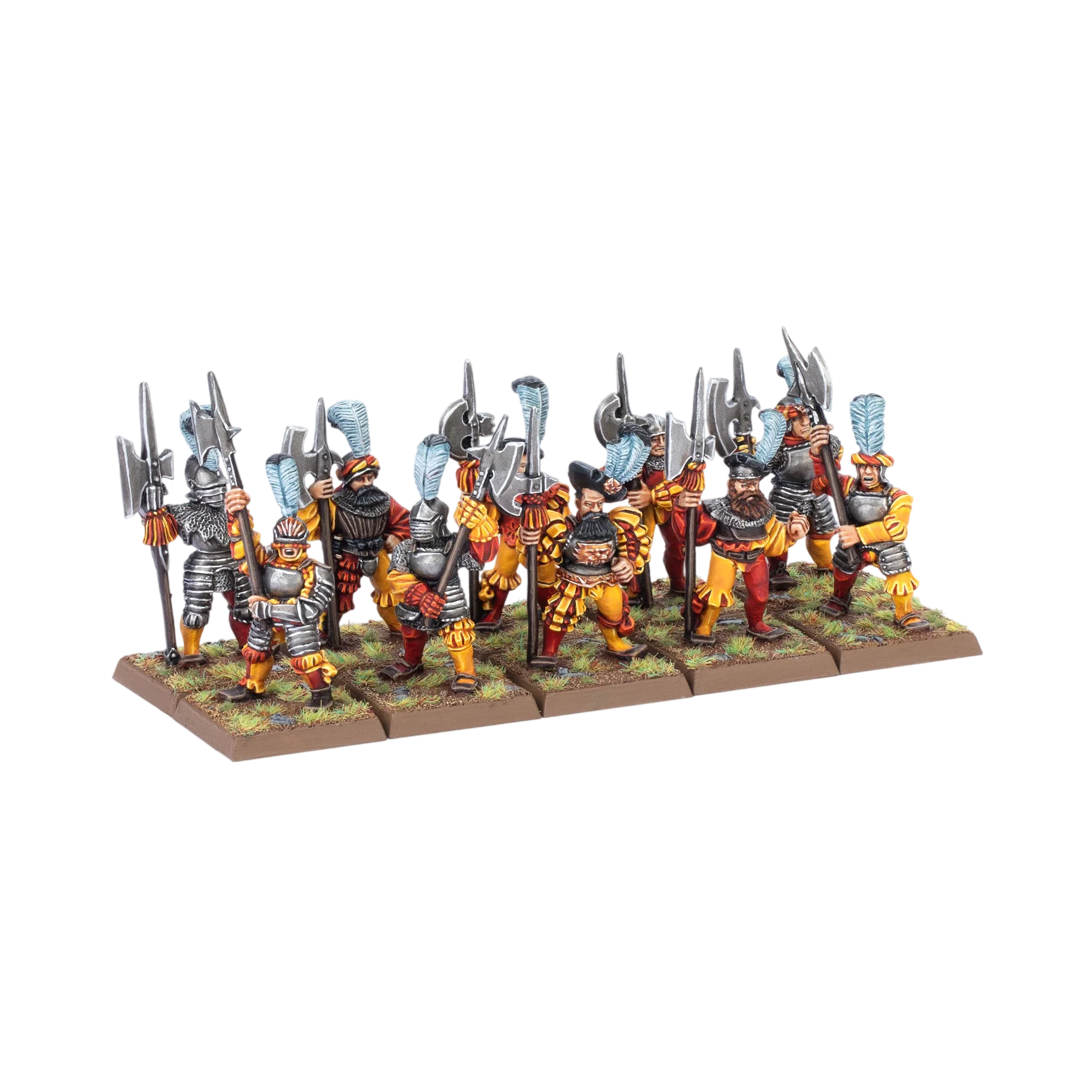 Classic Empire State Troops with Halberds (Custom Painted) (Assembled) from Warhammer: The Old World
