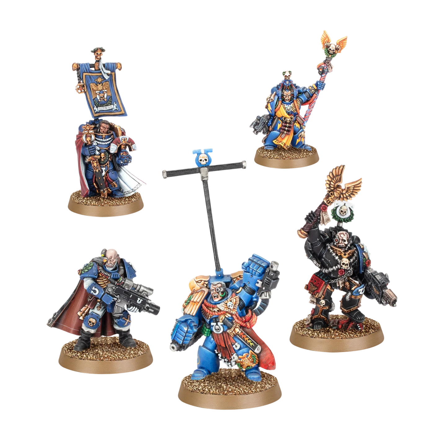Classic Heroes of the Ultramarines (Unpainted) (Assembled)