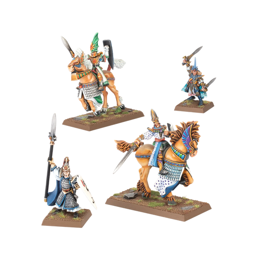 Classic High Elf Heroes (Custom Painted) (Assembled) from Warhammer: The Old World
