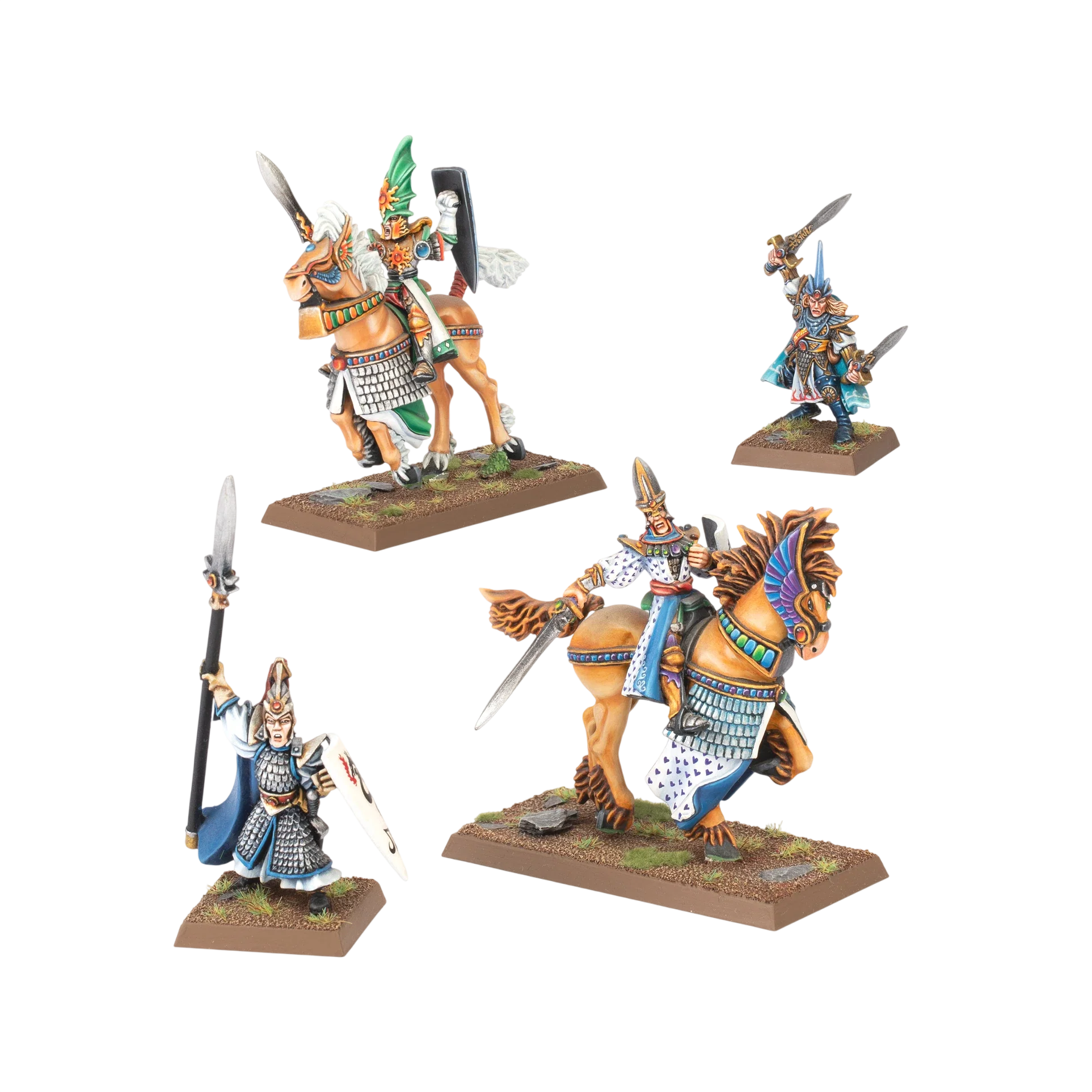Classic High Elf Heroes (New on Sprue) from Warhammer: The Old World