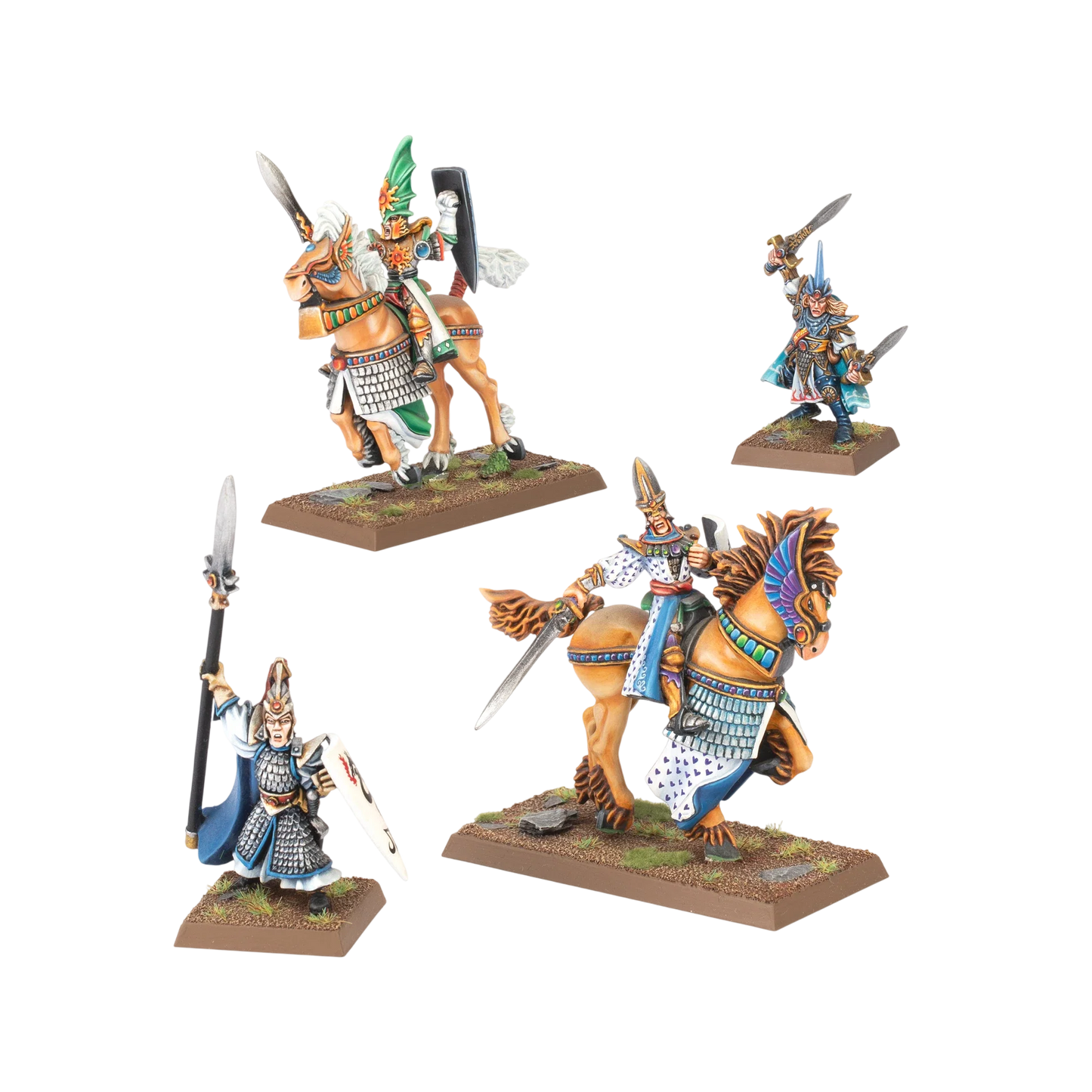 Classic High Elf Heroes (Unpainted) (Assembled) from Warhammer: The Old World