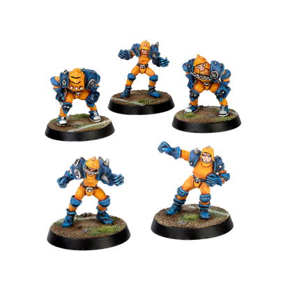 Classic Human Linemen & Blockers (New on Sprue)