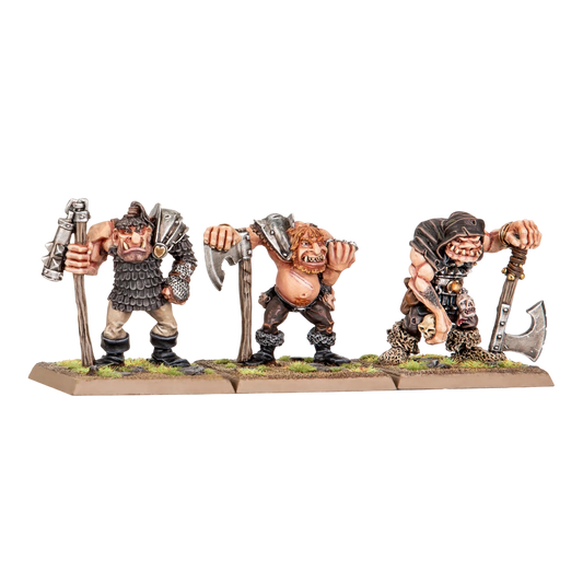 Classic Mercenary Ogres with Great Weapons (Unpainted) (Assembled)