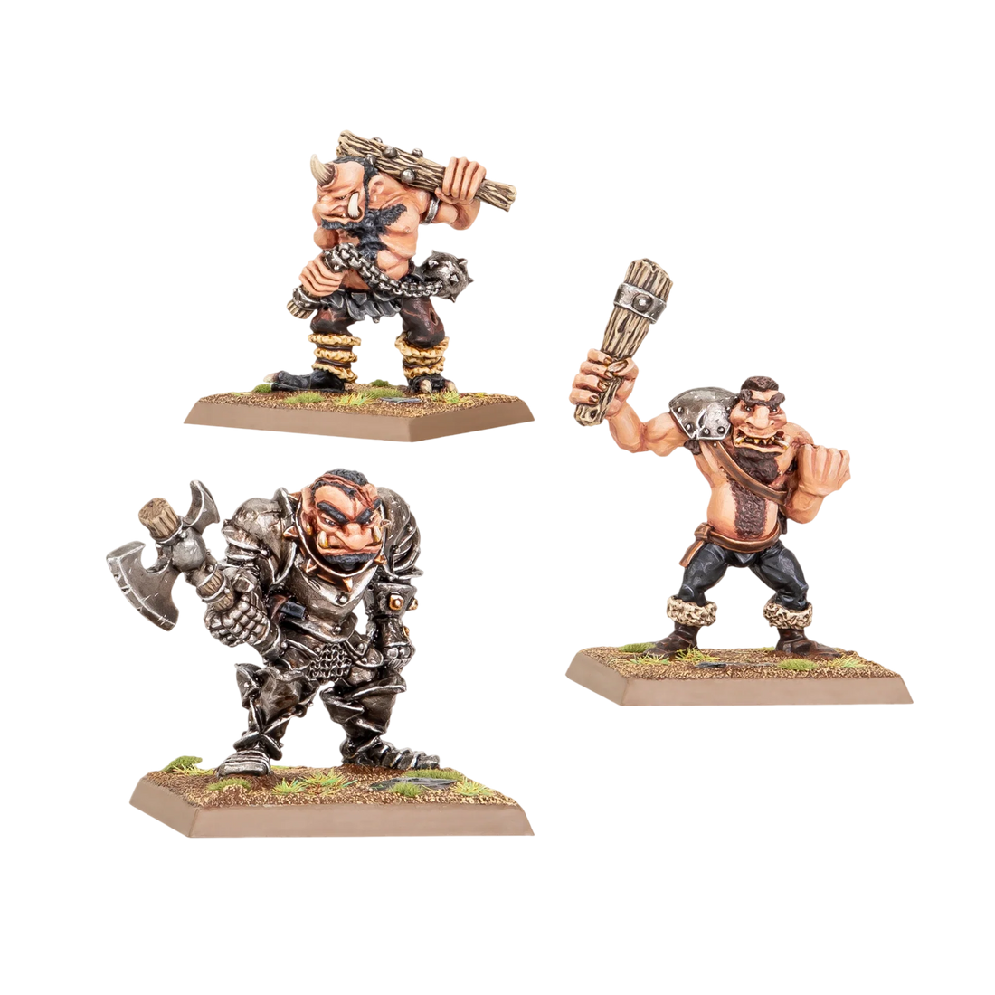 Classic Mercenary Ogres with Hand Weapons (New on Sprue)