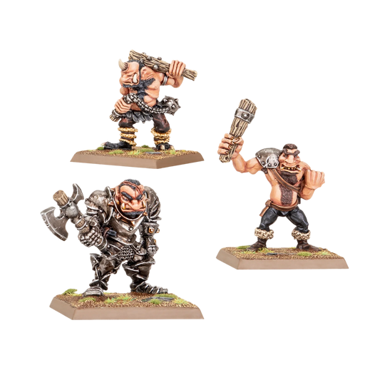 Classic Mercenary Ogres with Hand Weapons (New on Sprue)