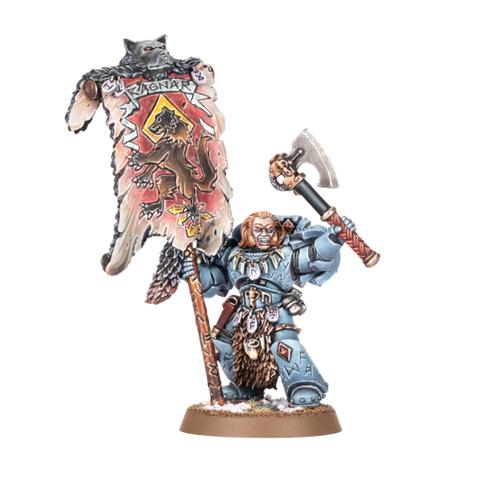 Classic Wolf Guard Standard Bearer (Custom Painted) (Assembled)