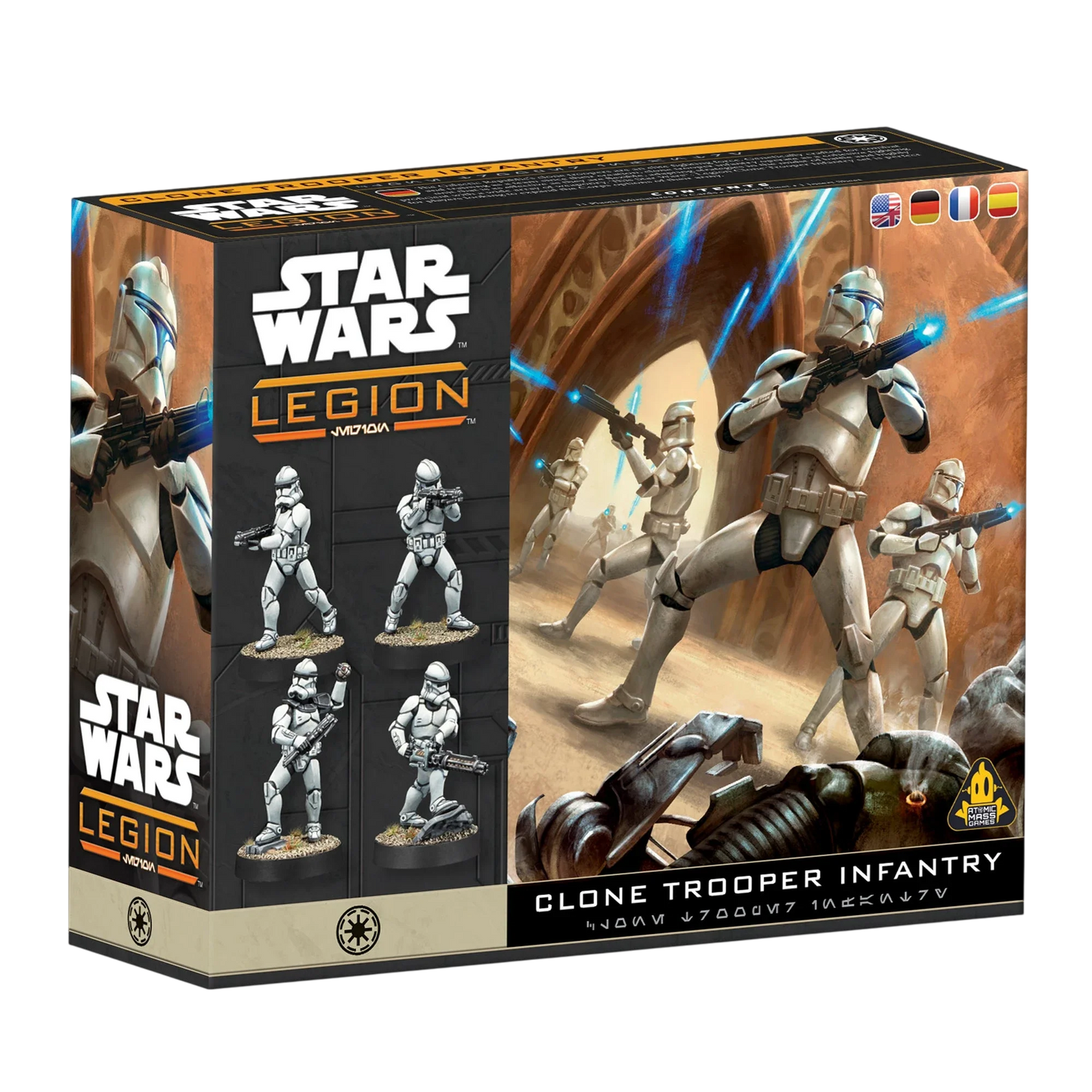Clone Troopers Infantry (Unpainted) (Assembled)