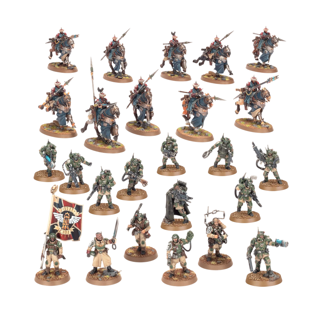 Combat Patrol: Astra Militarum (2025) (Custom Painted) (Assembled)
