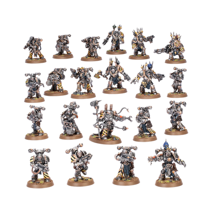 Combat Patrol: Chaos Space Marines - Iron Warriors (Custom Painted) (Assembled)