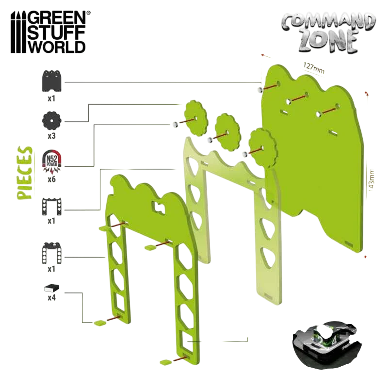 Command Zone Tray - Life and Utility Tracker for Commander Format and Other CCG's