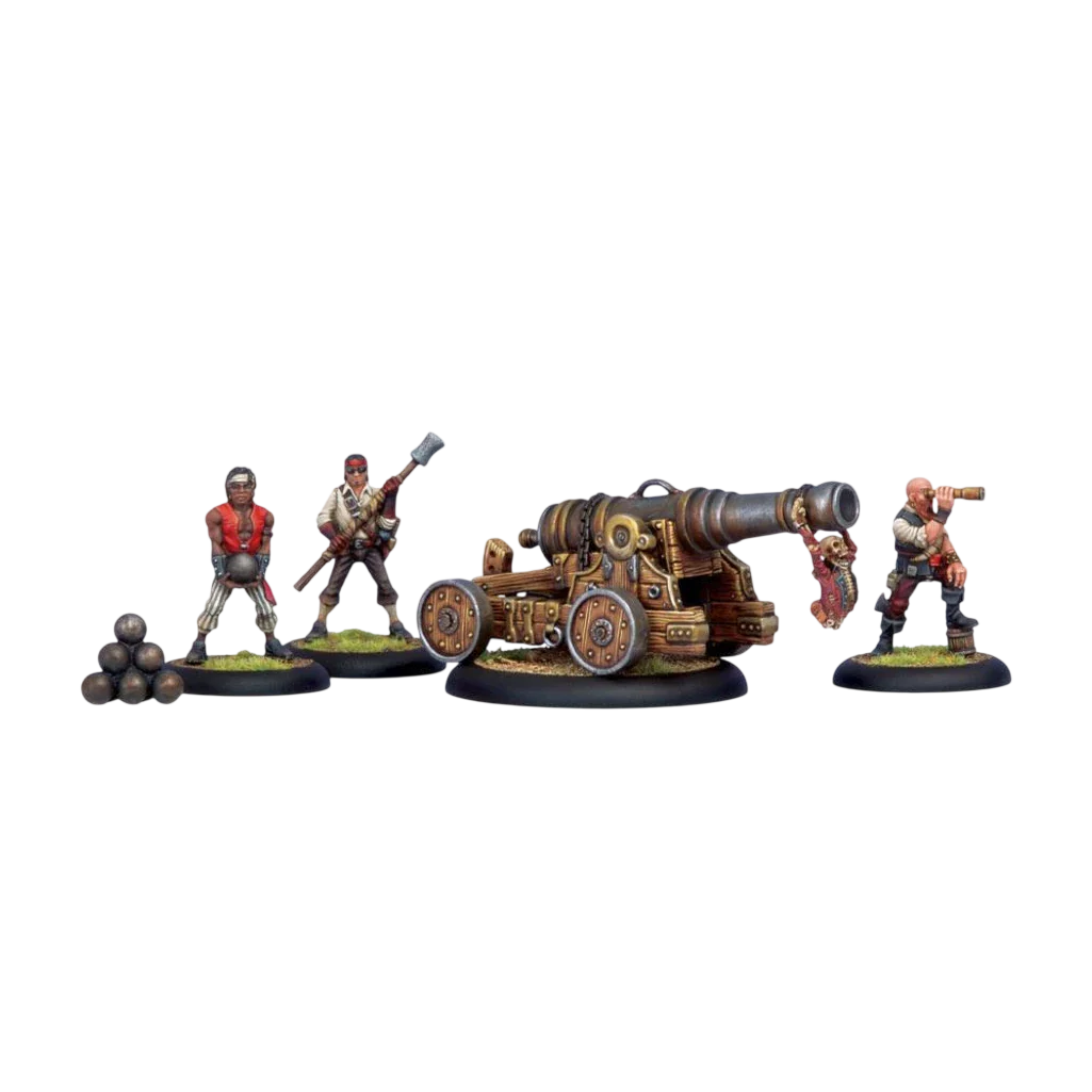 Commodore Cannon & Crew (Custom Painted) (Assembled)