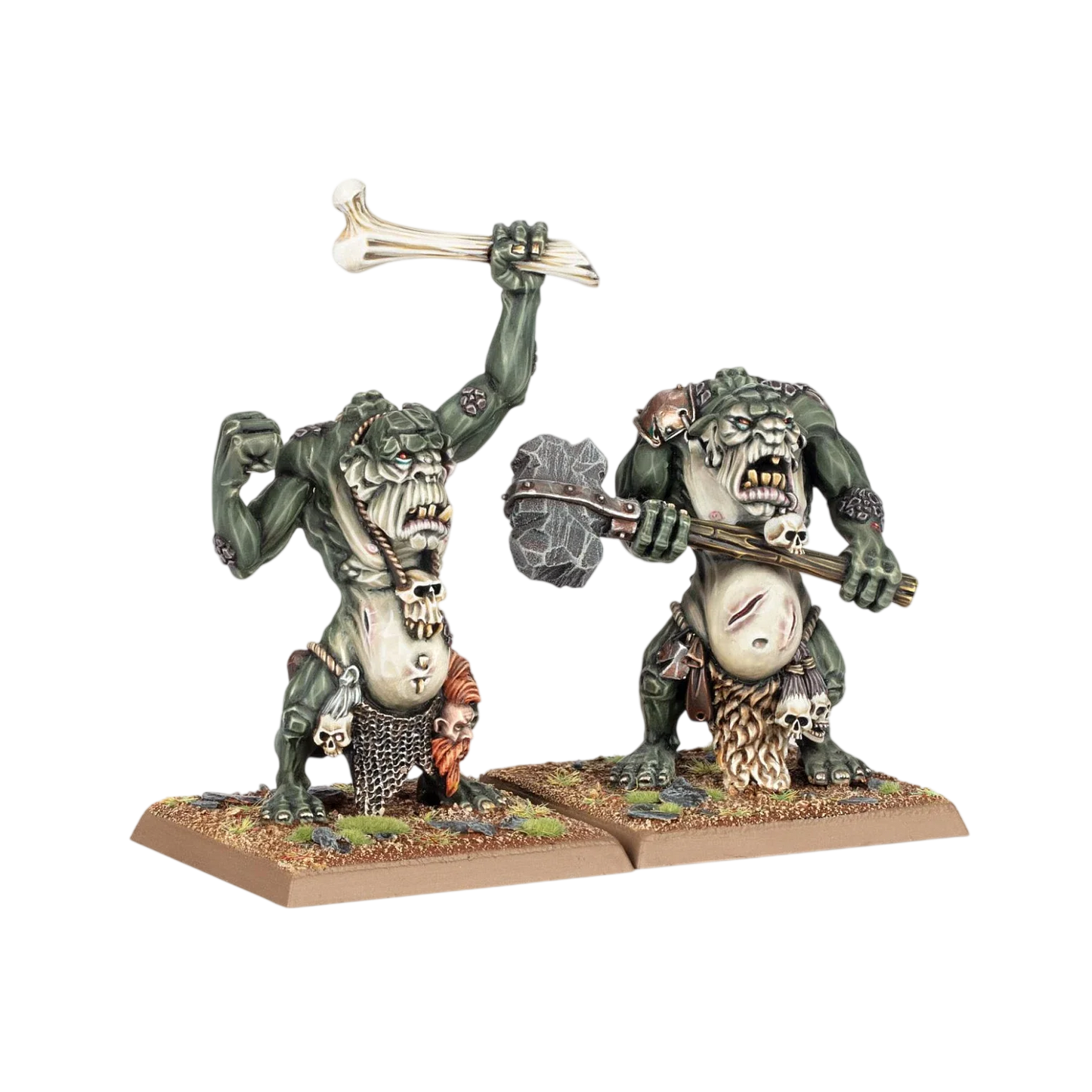 Common Trolls (Unpainted) (Assembled)