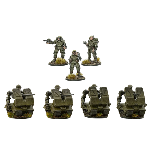 Commonwealth Support Platoon (Custom Painted) (Assembled)