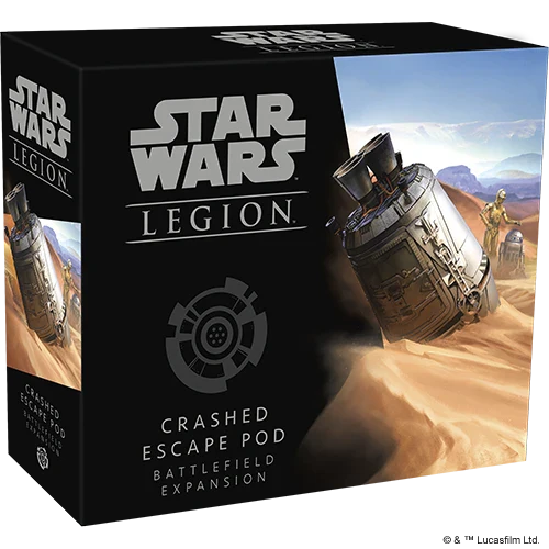 Crashed Escape Pod Battlefield Expansion (Custom Painted) (Assembled)