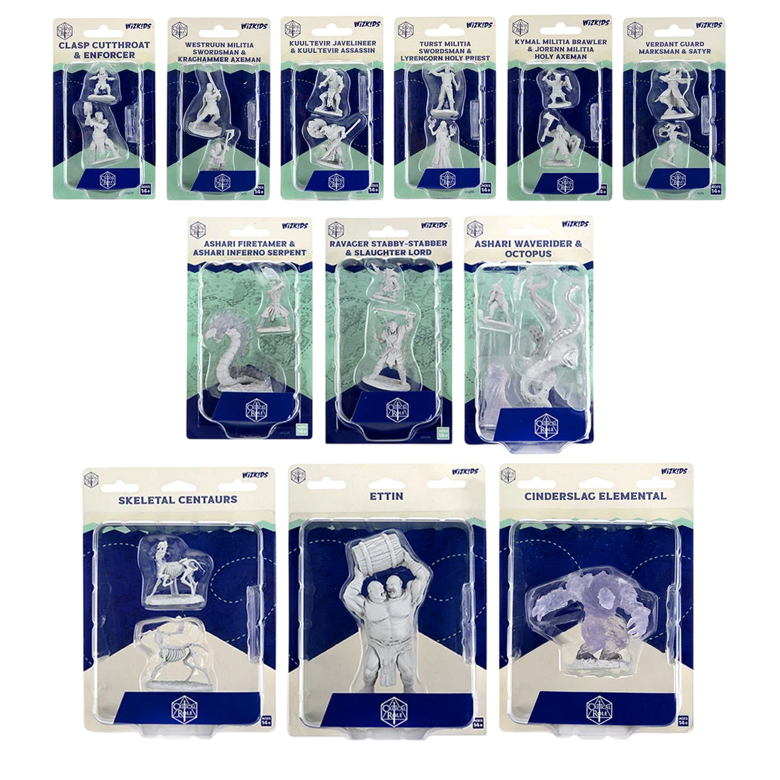 Critical Role Unpainted Miniatures Wave 2: Quick-Pick (New in Box)