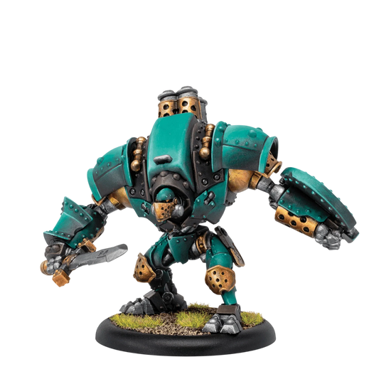 Crucible Guard Toro/Suppressor/Vindicator Warjack (Unpainted) (Assembled)