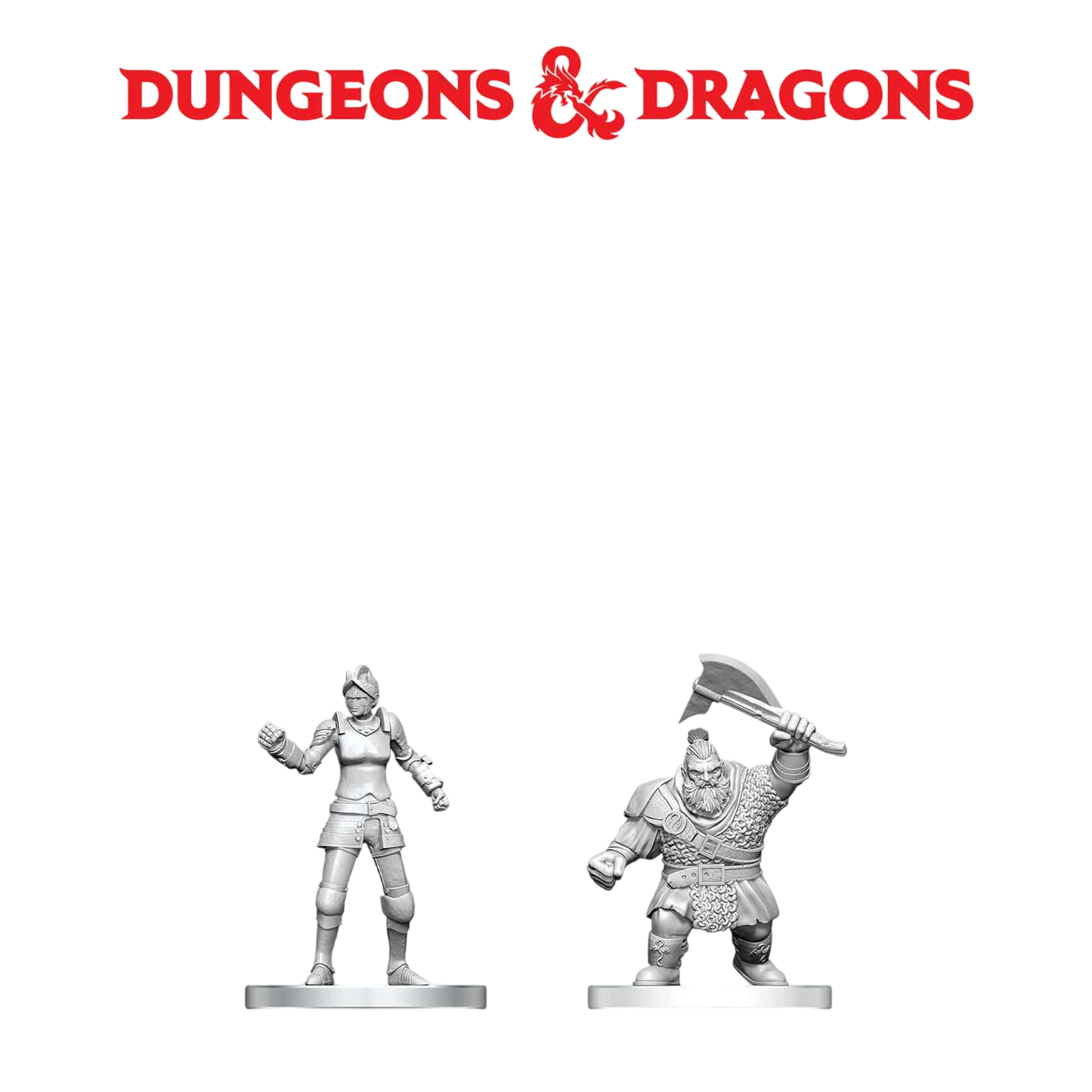 Cultist of Bane & Dwarf Zhentilar Soldier (Unpainted)