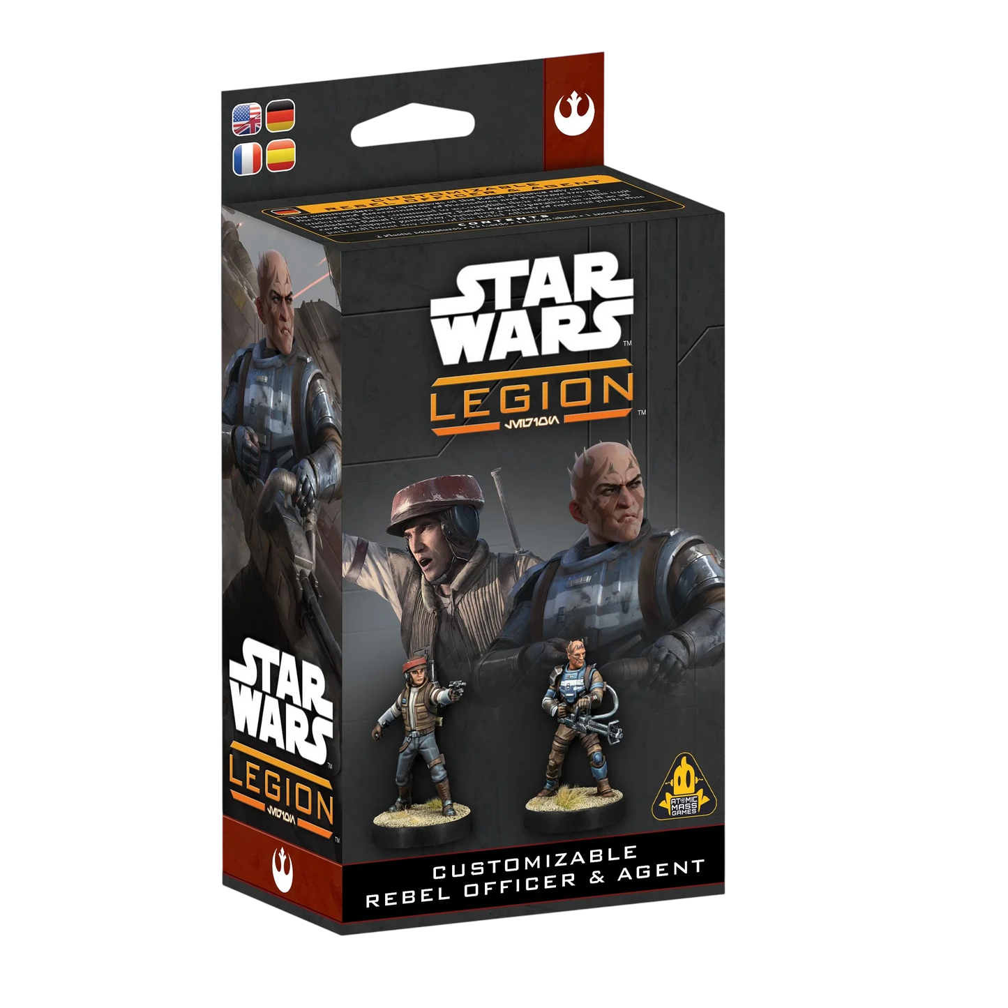 Customizable Rebel Officer & Agent (Custom Painted) (Assembled)