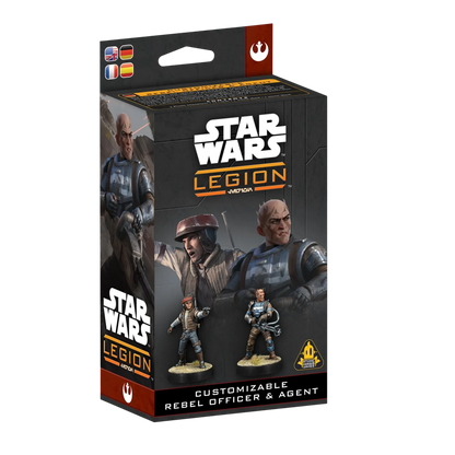 Customizable Rebel Officer & Agent (Custom Painted) (Assembled)