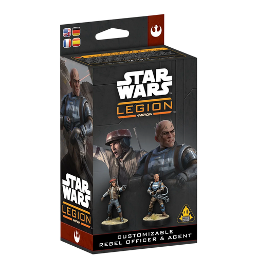 Customizable Rebel Officer & Agent (Custom Painted) (Assembled)