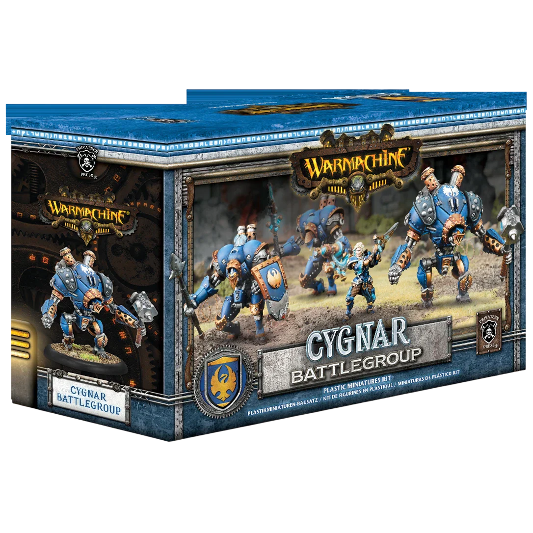 Cygnar Battlegroup Starter Box (Unpainted) (Assembled)