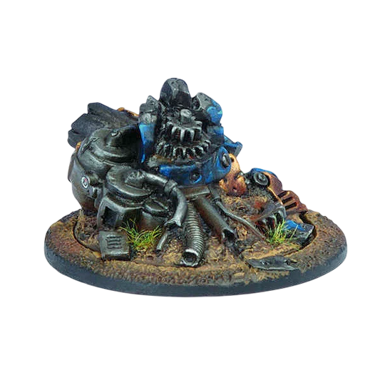 Cygnar Light Warjack Wreck Marker (Custom Painted) (Assembled)