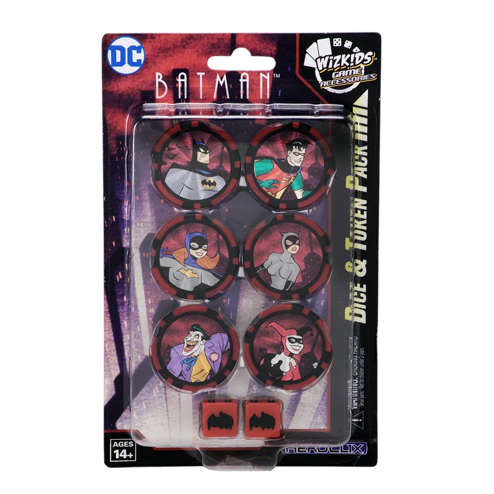 DC Comics HeroClix: Batman The Animated Series Dice & Token Pack (New in Box)