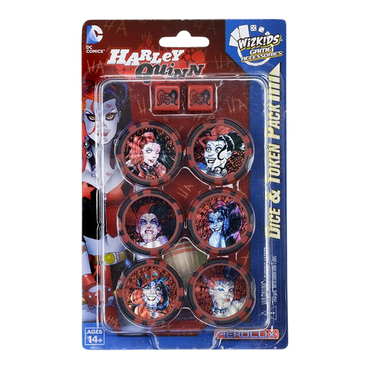 DC Comics HeroClix: Harley Quinn Dice & Token Pack (New in Box)