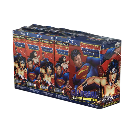 DC Comics HeroClix: Superman / Wonder Woman Booster Brick (New in Box)