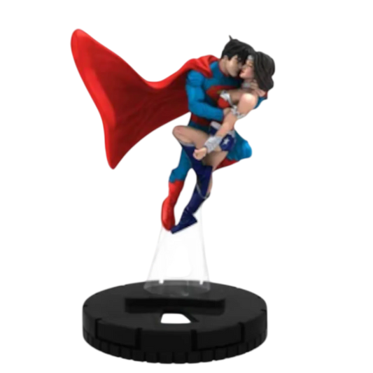 DC Comics HeroClix: Superman & Wonder Woman Duo Promo Figure (Prepainted) (New in Box)