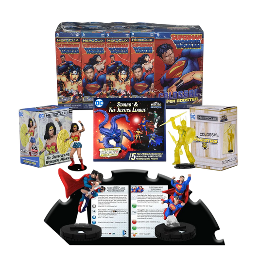 DC HeroClix: Colossal Clix Bundle (Prepainted)