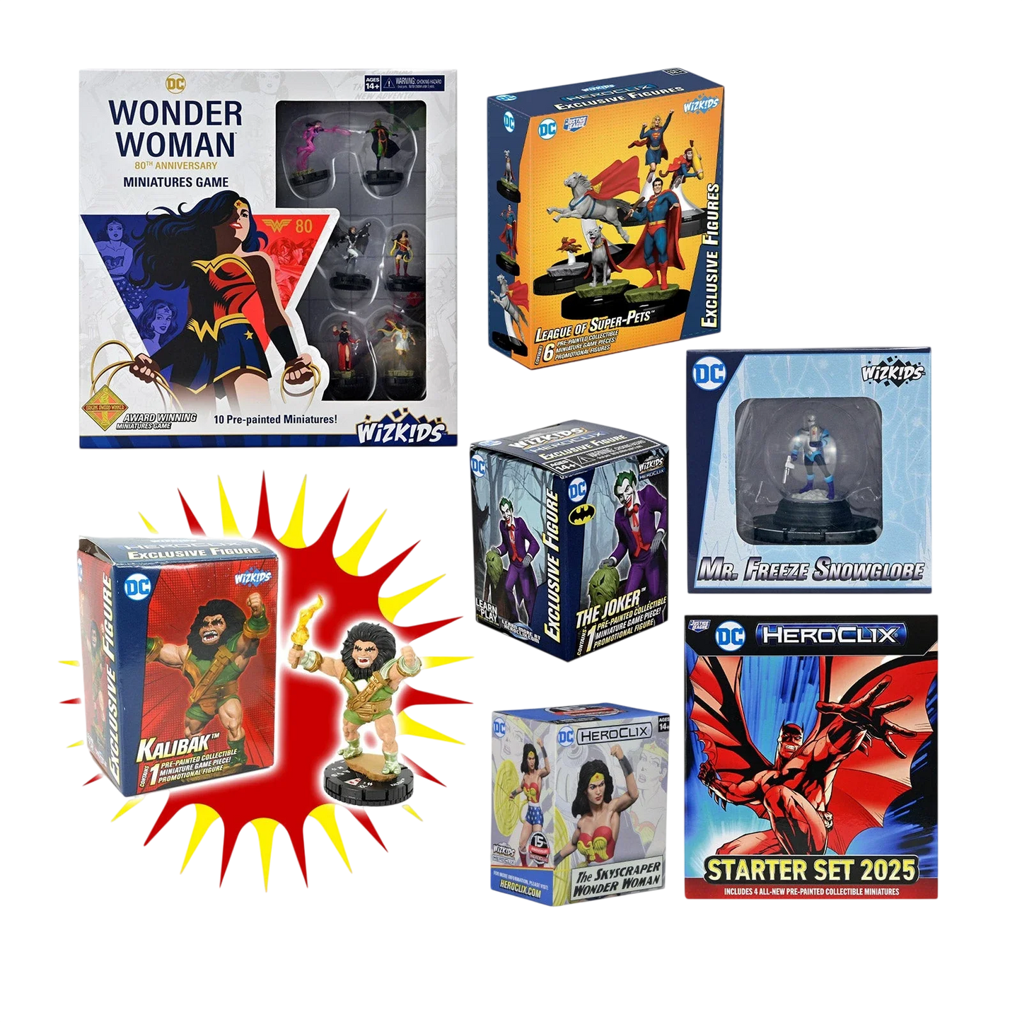DC HeroClix: Holiday Gift Bundle (New in Box)