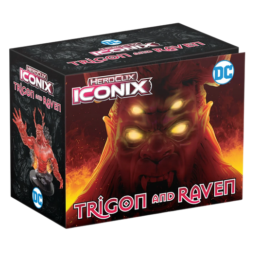 DC HeroClix Iconix: Trigon and Raven (New in Box)