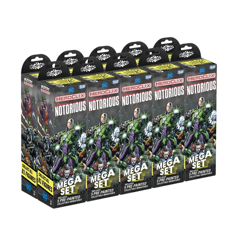 DC HeroClix: Notorious Booster Brick (New in Box)