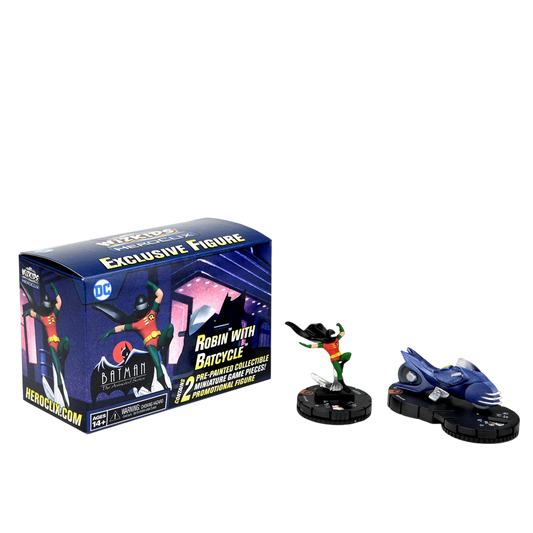 DC Heroclix: Robin with Batcycle 2019 Convention Exclusive (Prepainted)