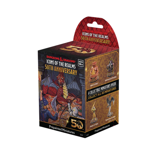 D&D Icons of the Realms: 50th Anniversary: Single Booster (Custom Painted)