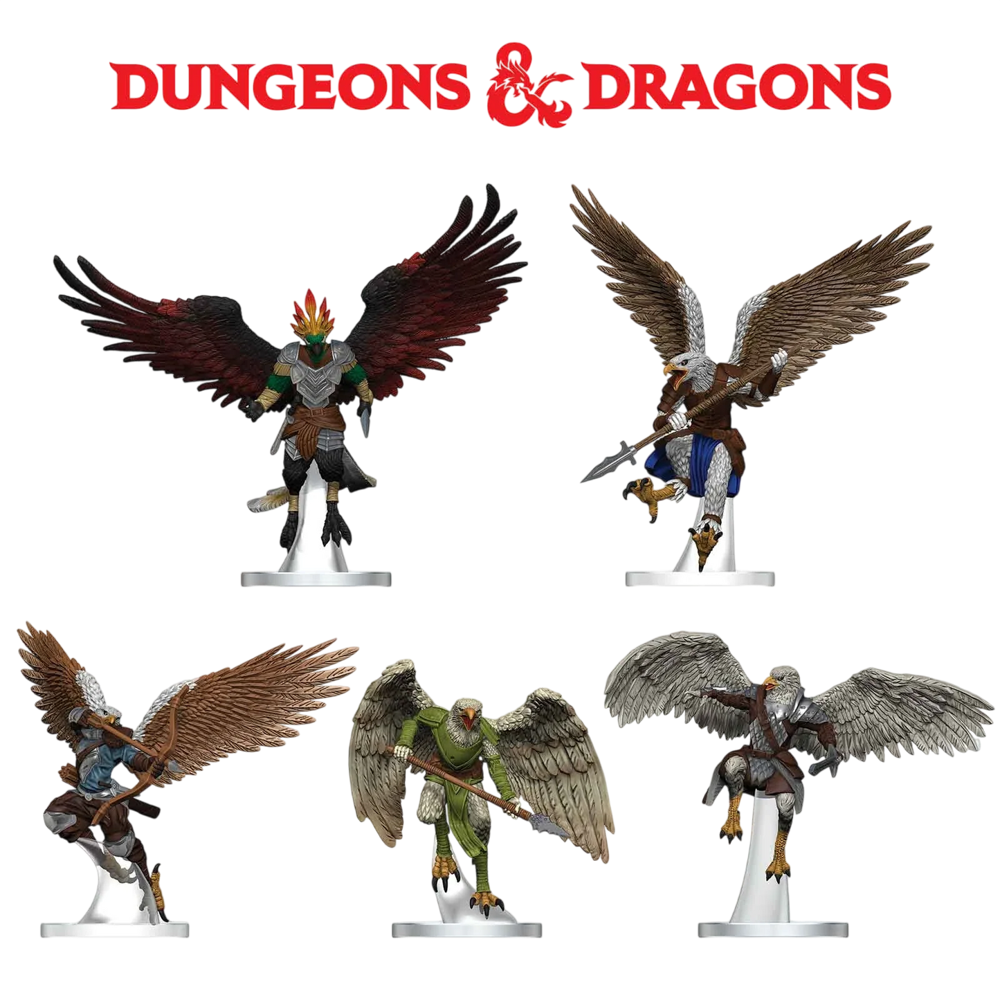 D&D Icons of the Realms: Aarakocra Flock (Prepainted)