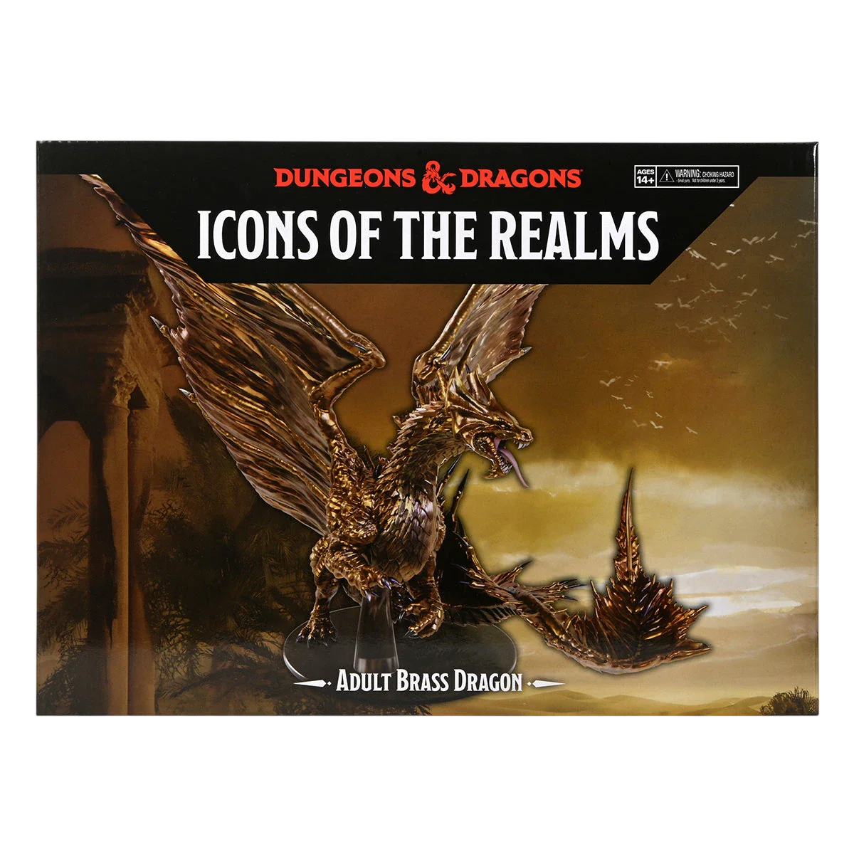 D&D Icons of the Realms: Adult Brass Dragon (Unpainted)
