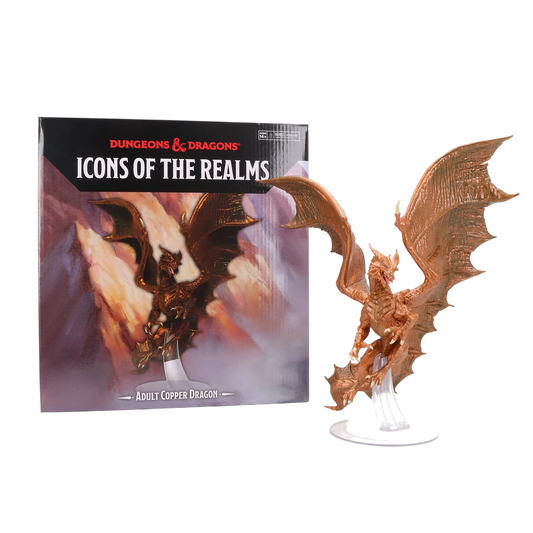 D&D Icons of the Realms: Adult Copper Dragon (Custom Painted)