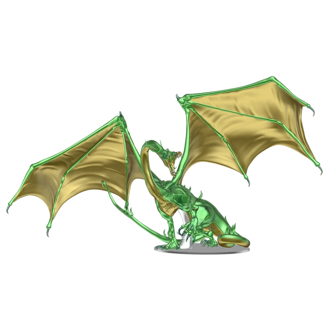D&D Icons of the Realms: Adult Emerald Dragon Premium Figure (New in Box)