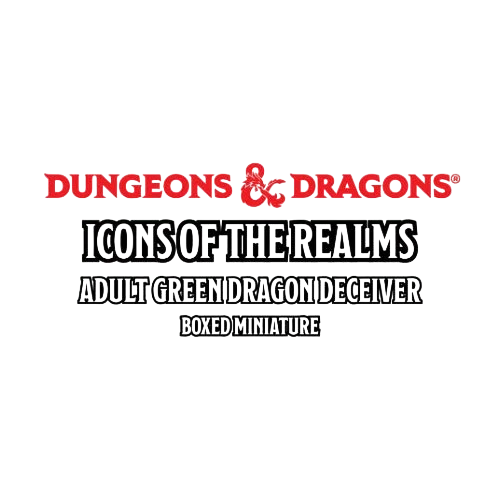 D&D Icons of the Realms: Adult Green Dragon Deceiver (New in Box)