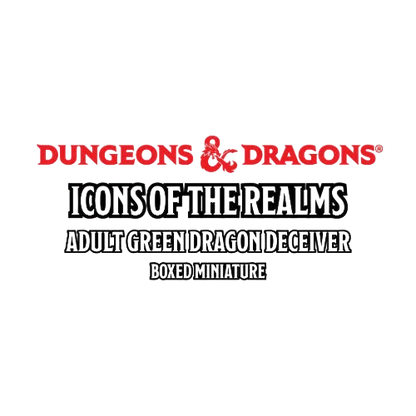 D&D Icons of the Realms: Adult Green Dragon Deceiver (New in Box)