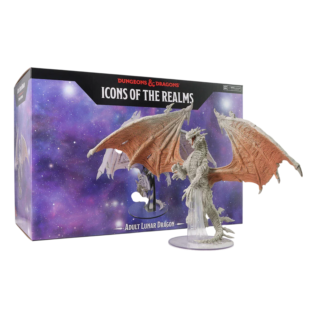 D&D Icons of the Realms: Adult Lunar Dragon (Custom Painted)