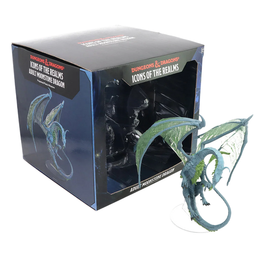 D&D Icons of the Realms: Adult Moonstone Dragon (New in Box)